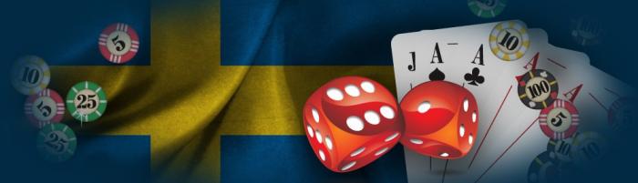 svensk flagga tärningar kortlek spelmarker